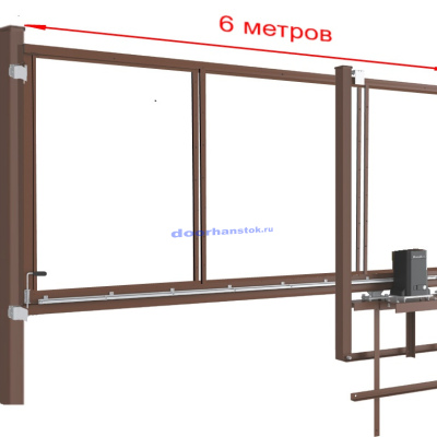 Сборный каркас для откатных ворот "Кедр"