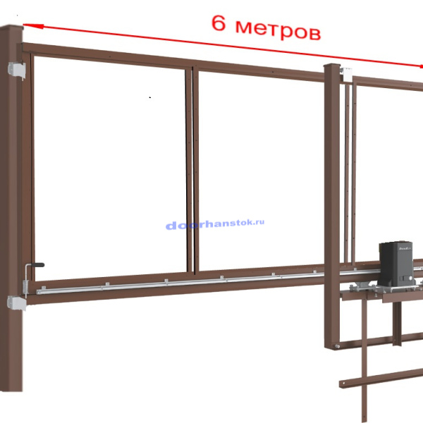 Сборный каркас для откатных ворот "Кедр"