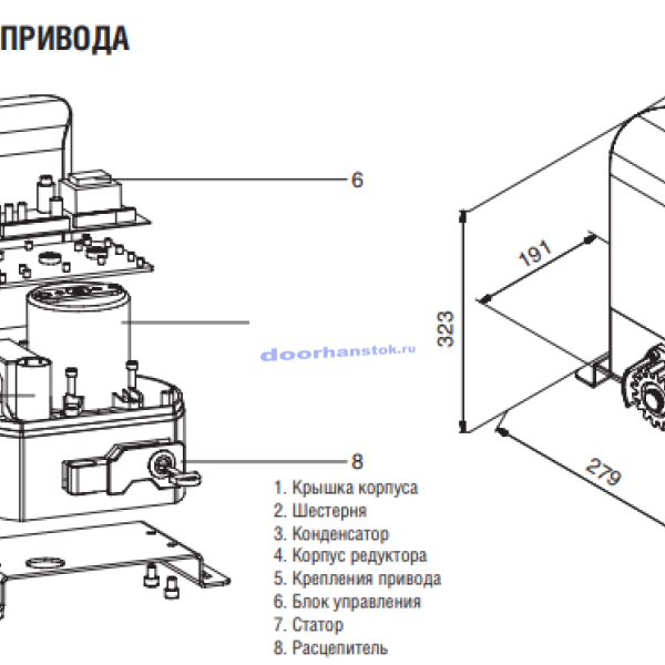 автоматика для откатных ворот Home Gate Ltm-600