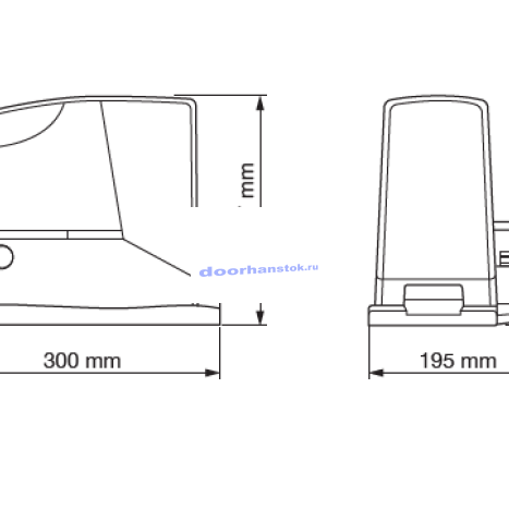 автоматика для откатных ворот Home Gate Ltm-600